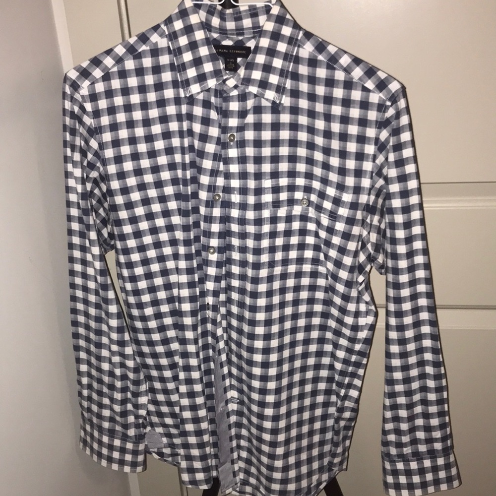 Men’s Banana Republic Plaid Dress Shirt